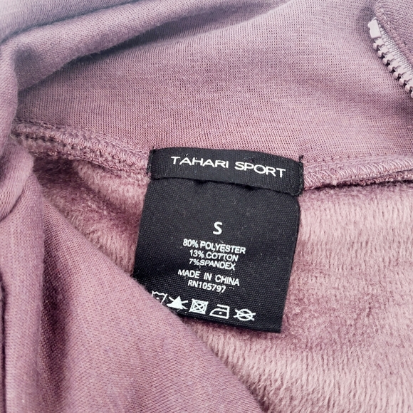 Tahari Sport Side Zip Sweatshirt - Picture 6 of 7
